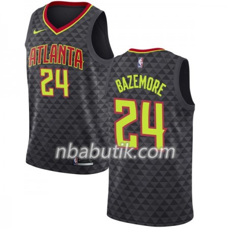 NBA Mænd Trøje Atlanta Hawks Kent Bazemore 24 Nike 2017-18 Sort Swingman NBA Mænd Trøje Atlanta Hawks Kent Bazemore 24 Nike 2017-18 Sort Swingman